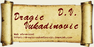 Dragić Vukadinović vizit kartica